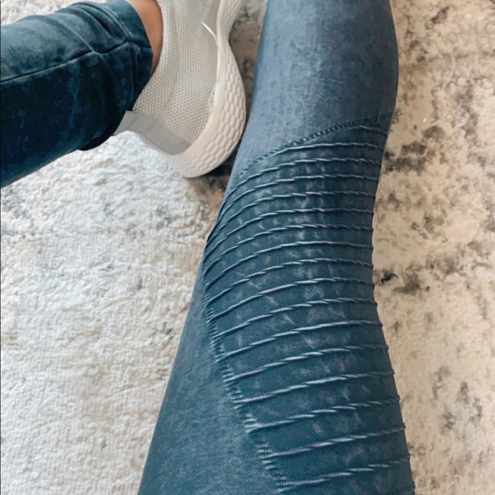 Good Vibes Washed Denim Leggings, Free Shipping!